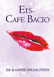 Speisekarte Eiscafé Bacio